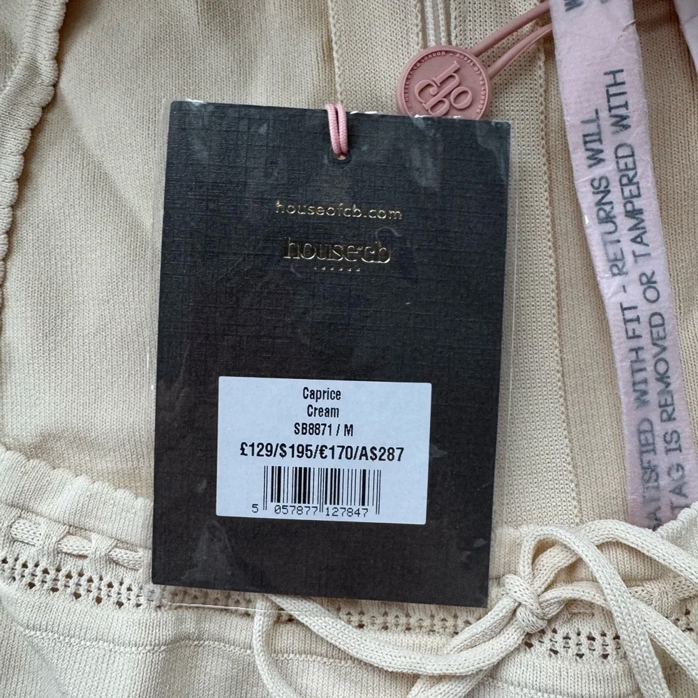 House of CB Caprice Cream Lace dress - Picture 2 of 14